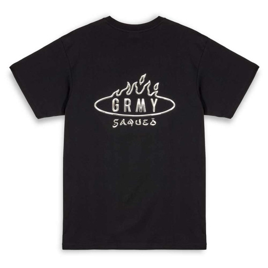 Grimey Unisex κοντομάνικη μπλούζα Burn In Flames The Anvil Regular Tee